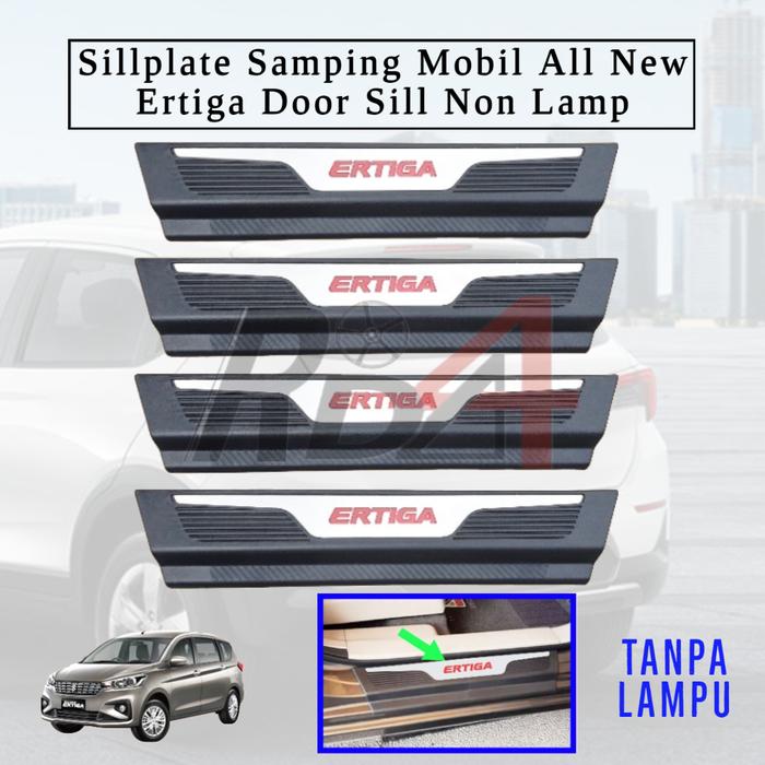 Gambar Sillplate Samping Mobil All New Ertiga Exclusive Door Sill Plate 2018 - TANPA LAMPU dari Premium Roda4 Store undefined Tokopedia