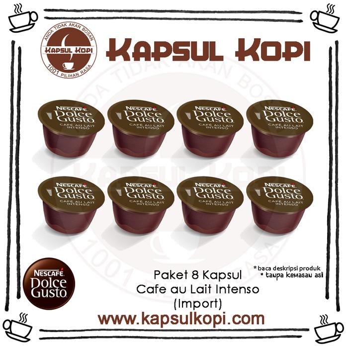 Gambar Paket 8 Kapsul Cafe au Lait Intenso Import Kopi Nescafe Dolce Gusto dari kapsulkopi undefined Tokopedia