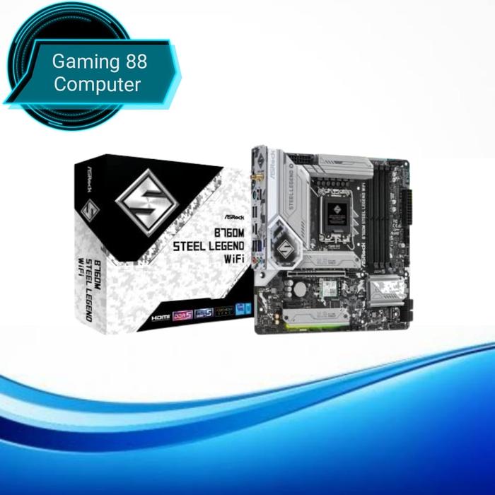 Jual ASROCK B760M STEEL LEGEND WIFI (DDR5, Intel LGA 1700, Gen12