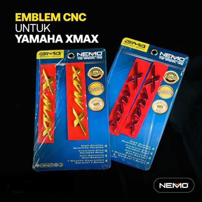Gambar Emblem Xmax Cnc Cutting Sticker Logo Nemo Premium Quality - Titanium dari Home Toools undefined Tokopedia