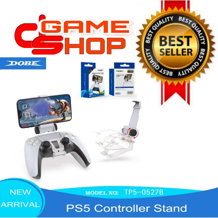 Gambar DOBE mobile phone clamp klip holder stik ps5 dualsense dari DSgameshop ID undefined Tokopedia