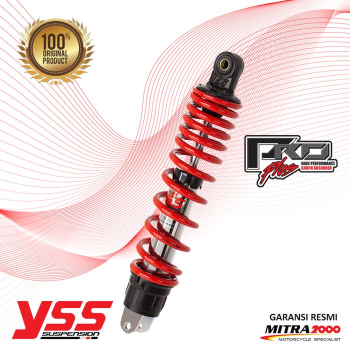 Gambar YSS SINGLE SHOCK ALL NEW PRO PLUS 330MM for VARIO 125 / CLICK 125 - CHROME/RED dari admofficialstore undefined Tokopedia