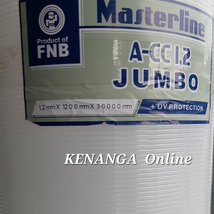 Gambar Fiber pagar jumbo tebal 1.2mm tinggi 120cm motif garis hitam putih - Putih 1.2mm dari K-Online_NEW undefined Tokopedia