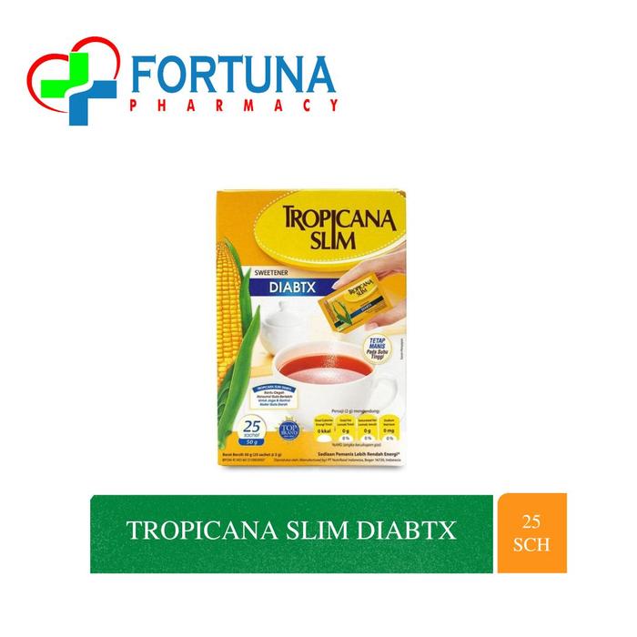 Gambar Tropicana Slim Diabtx - Pengganti Gula Untuk Penderita Diabetes - 25 sachet dari Apotek Fortuna Hangtuah Bali undefined Tokopedia