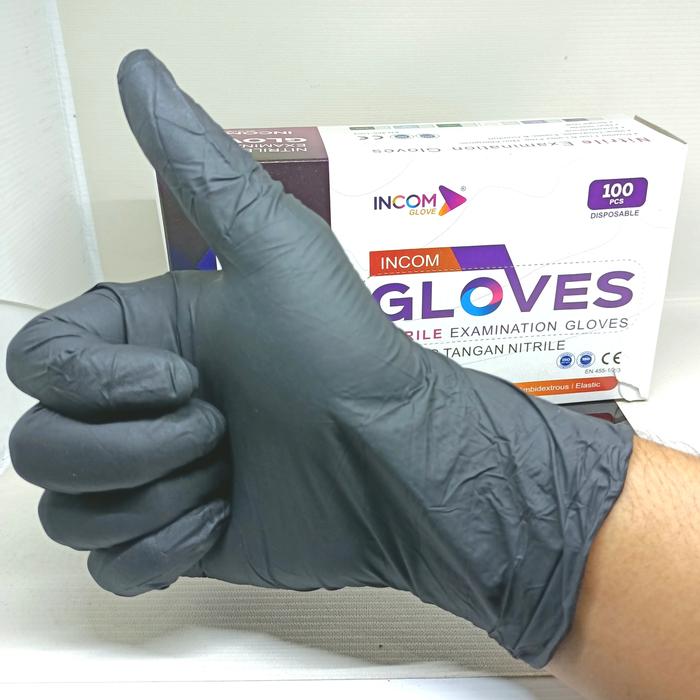 Hand Gloves Incom Nitrile Gloves Nitrile Black Hand Gloves At