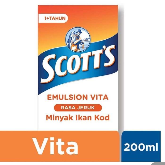 Gambar SCOTT'S Emulsion Vita Jeruk 200 ml dari Hiven Store undefined Tokopedia