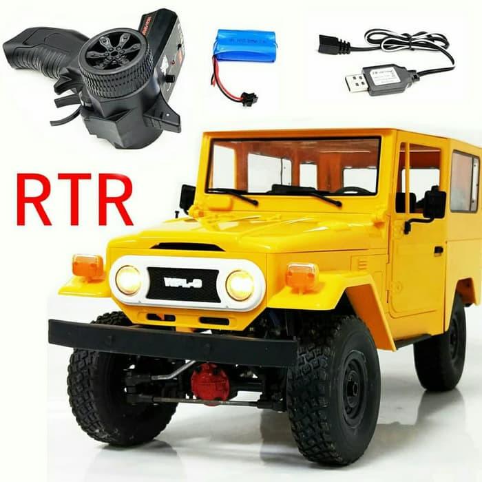 Gambar WPL C34 C-34 RTR Version 1/16 RTR 4WD 2.4G Crawler Off Road RC Car - Yellow dari Jakarta Hobby undefined Tokopedia