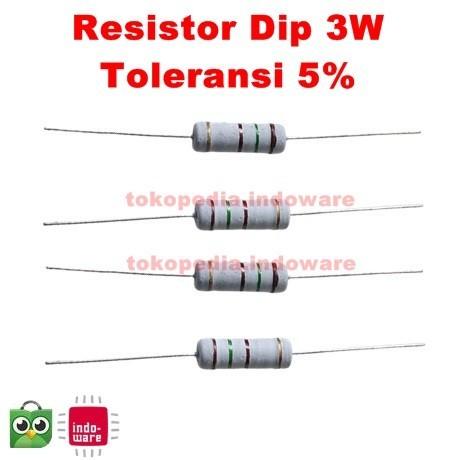 Gambar Resistor 0R15 0,15 ohm 0.15 ohm 0.15 R 0.15R 0,15 R 0,15R 3 watt 3watt dari indo-ware undefined Tokopedia