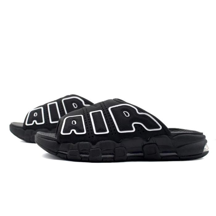 Gambar Nike Air More Uptempo Slide "Black/Sanddrift/Clear" Original BNIBWT - BLACK CLEAR, 44 dari Jakarta Planet Sneakers undefined Tokopedia