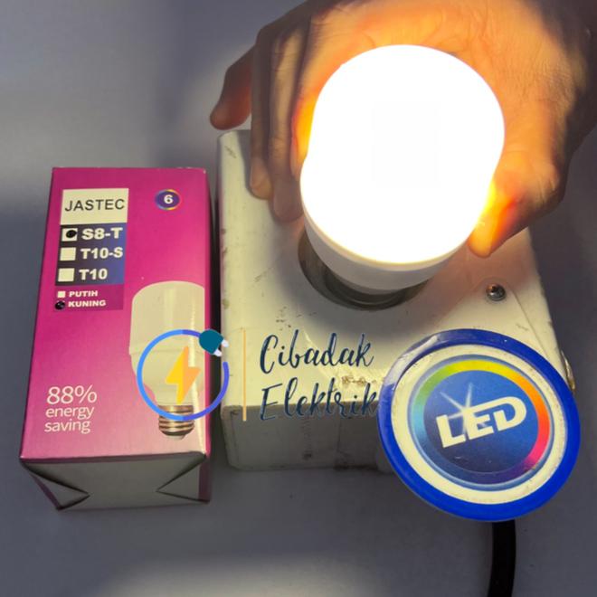 Gambar LAMPU LED KUNING BULB 5 10 15 WATT JASTEC / LED BULB / LAMPU BOHLAM - 5 WATT dari CIBADAK ELEKTRIK undefined Tokopedia