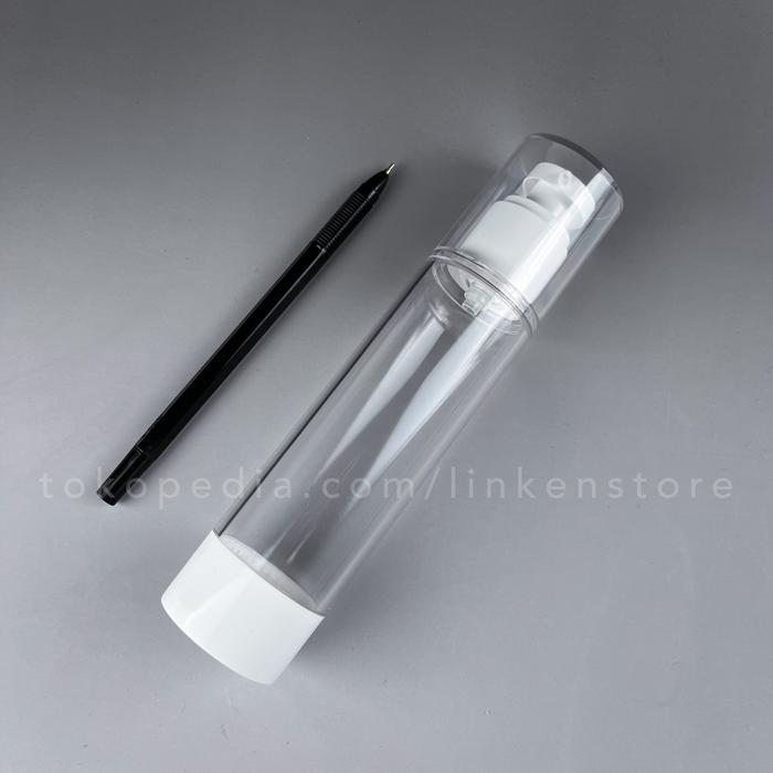 Gambar Botol Airless PUMP 15-120ml Vacuum Lotion Serum Travel Size Treatment Skincare Refill - 100ml, Airless SPRAY dari Linken Store Jakarta undefined Tokopedia