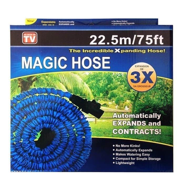 Gambar Magic Hose 30m / Semprotan Selang Fleksibel Elastis Selang Taman Mobil - 22.5 Meter dari Juragan Perkakas11 undefined Tokopedia