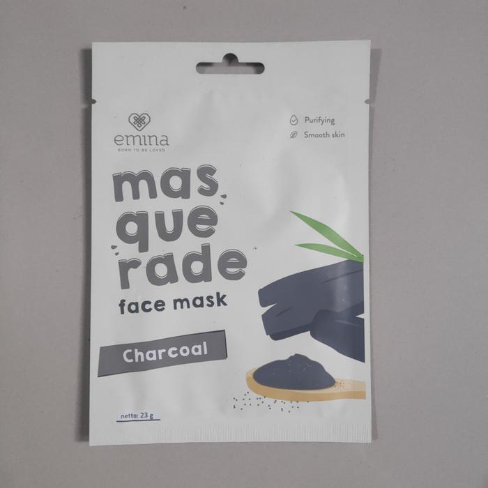 Gambar Emina Masquerade face Mask Masker muka Remaja Lembab Sekali Pakai - charcoal emina dari YC Cibitung undefined Tokopedia
