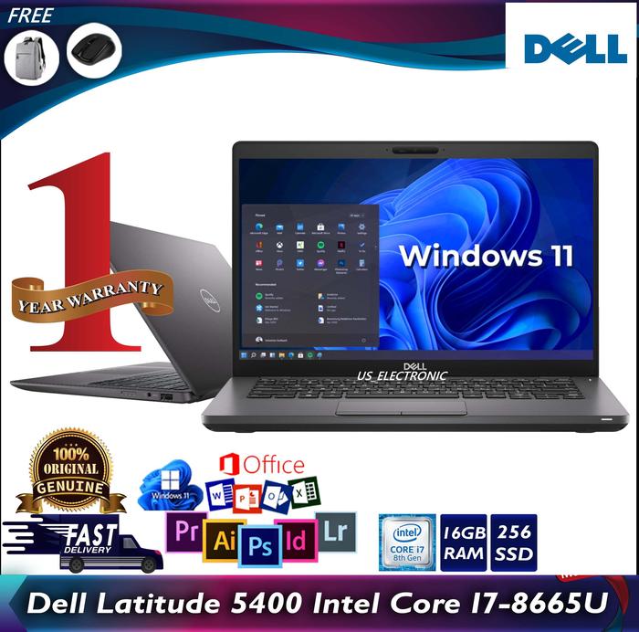 LAPTOP DELL LATITUDE 5400 Core i7 Gen TOUCHSCREEN RAM 32GB/1TB SSD  8GB/256 SSSD