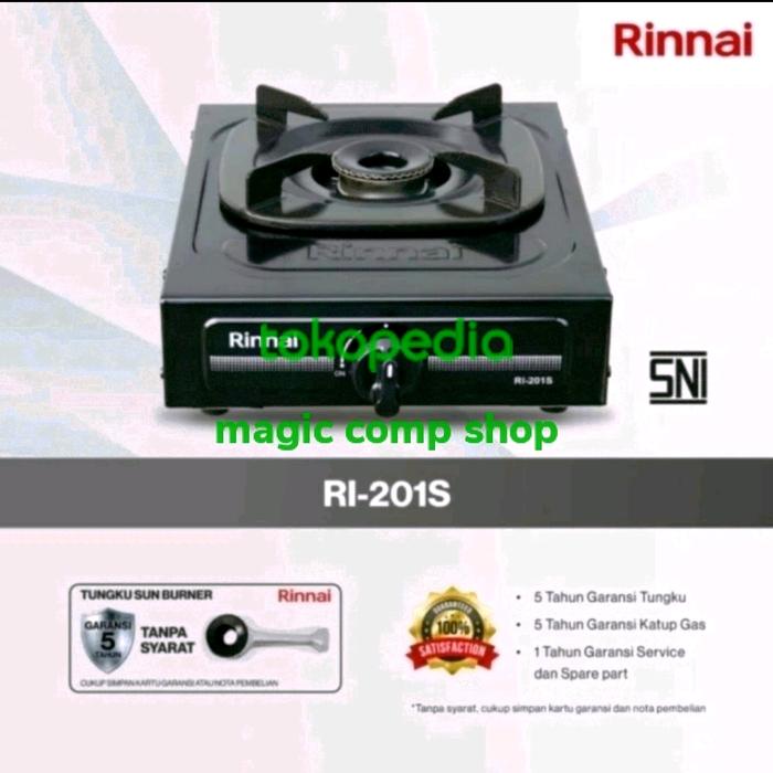 Gambar RINNAI RI-201S Kompor Gas 1 Tungku Teflon 201 S RI201S Sun Burner dari Magic Comp Shop undefined Tokopedia