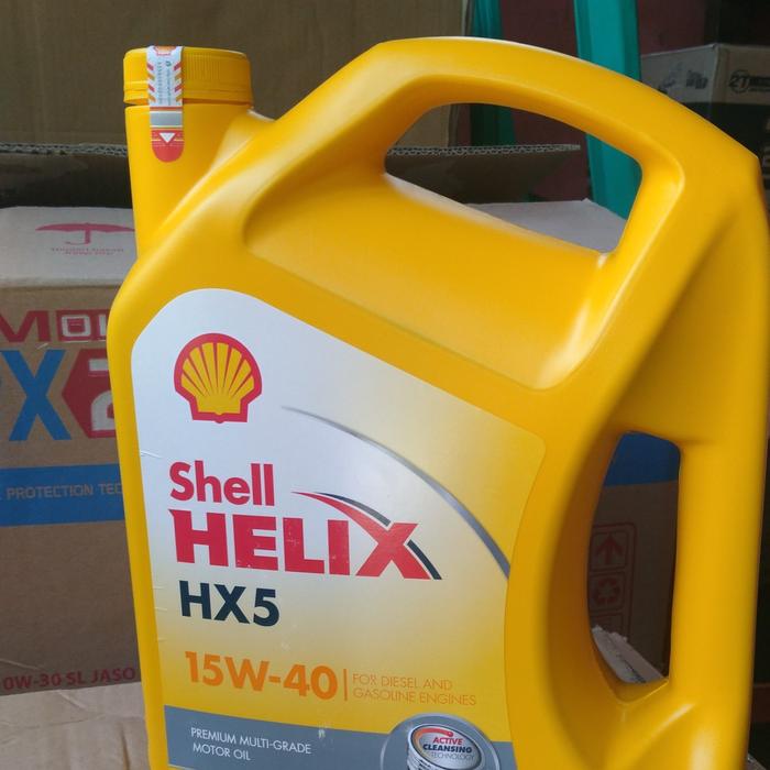 Gambar oli mesin mobil shell hx5 4 liter dari Abrisamoli33 undefined Tokopedia