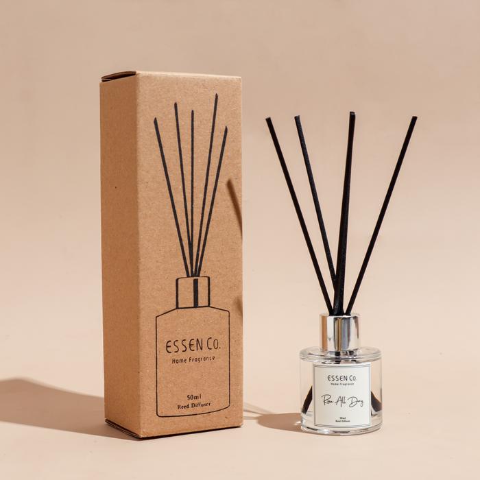 Gambar Reed Diffuser Rose Aromaterapi Mawar Pewangi Ruangan Aromatherapy - +Tambah Box, 50 ml dari Essen Co. undefined Tokopedia