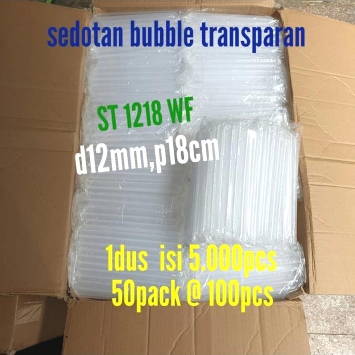 Gambar 1dus sedotan bubble hitam 1218 wf utk topping jelly tapioca pearl dll Plastik - 1218 wf bening dari CHAZONE-STM undefined Tokopedia