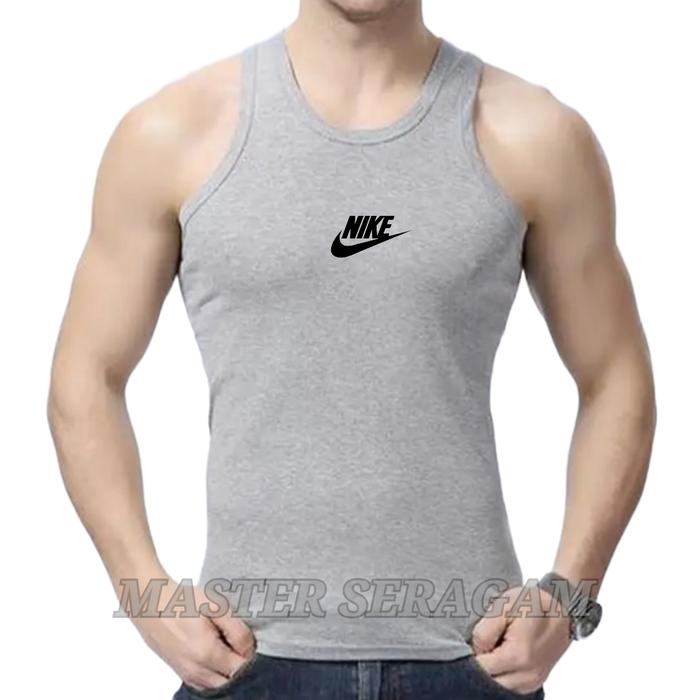 Gambar Singlet Pria NIK M L XL XXL / Singlet katun Pria / Singlet Distro Laki - Abu Misty(NIK), Singlet=L dari MASTER SERAGAM undefined Tokopedia