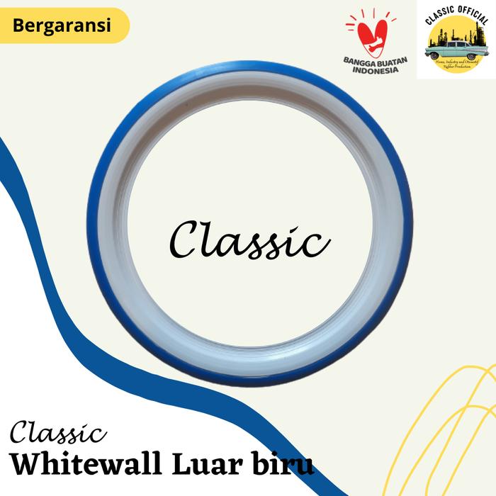 Gambar All new varian lisban mobil classic R14 white wall ring lis ban - WLB dari classicofficial undefined Tokopedia
