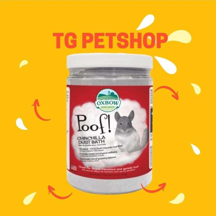 Gambar pasir mandi chinchilla oxbow poof chinchilla dust bath dari PETSHOP TG undefined Tokopedia