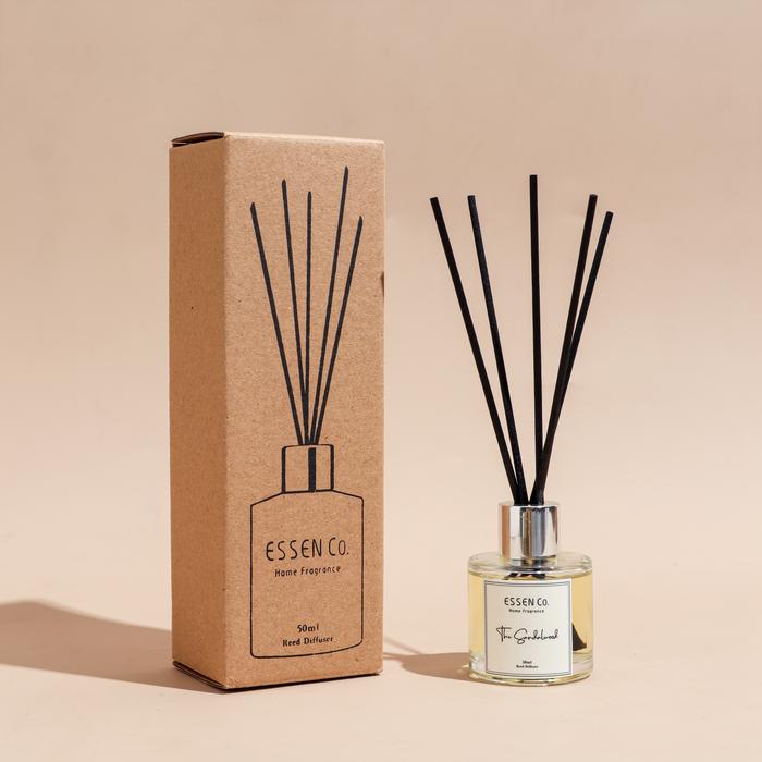 Gambar Reed Diffuser Sandalwood Aromaterapi Pewangi Ruangan Aromatherapy - +Tambah Box, 50mL dari Essen Co. undefined Tokopedia