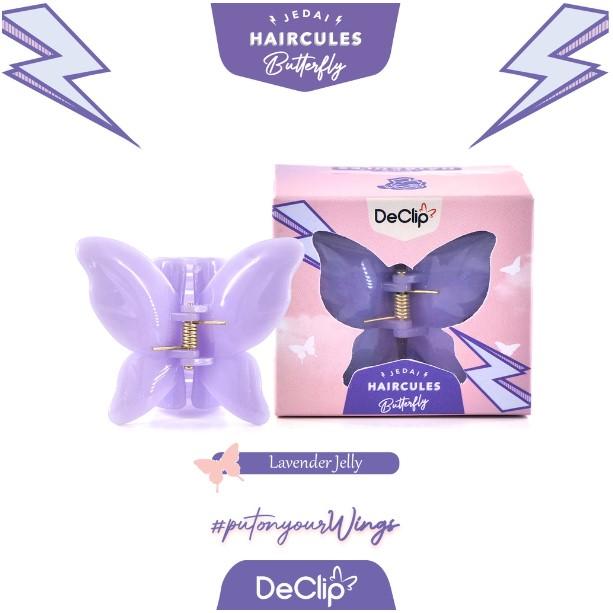 Gambar JEDAI HAIRCULES BUTTERFLY JEPIT RAMBUT BENTUK KUPU-KUPU DECLIP ORIGINAL 4,5 CM GIgi 4 - LAVENDER JELLY dari firstmed.id undefined Tokopedia