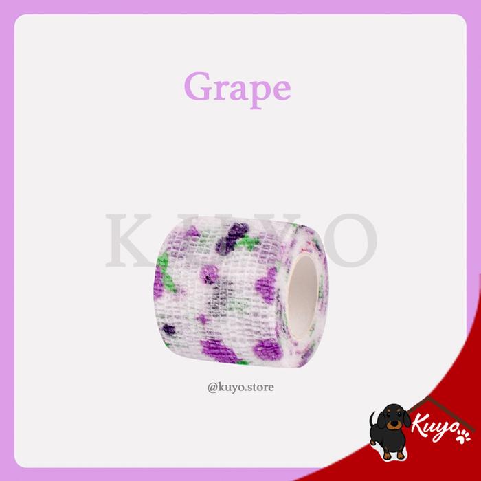Gambar Perban Elastis Hewan Anjing Kucing Dog Cat Pet Disposable Aid Bandage - Grape dari kuyostore undefined Tokopedia