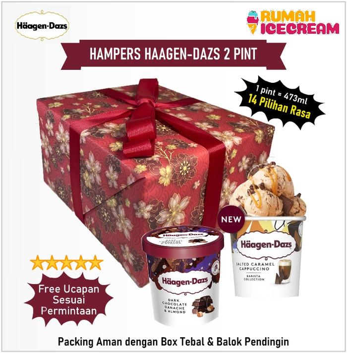 Gambar Parcel/Hampers Ice Cream Haagen Dazs 2 pint dari Rumah Ice Cream Indonesia undefined Tokopedia