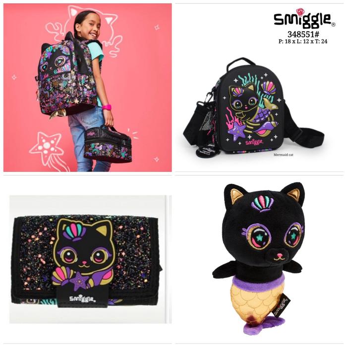 Cat Backpack Smiggle Backpack Pencil Case Ready Stok Smiggle
