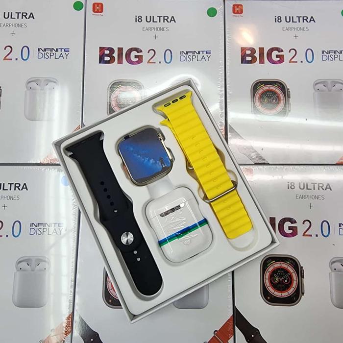 Gambar JAM TANGAN SMARTWATCH i8 ULTRA+EARPHONES APK HIWATCHPLUS BEST SELLER - WARNA 7 dari TokoZio13 undefined Tokopedia