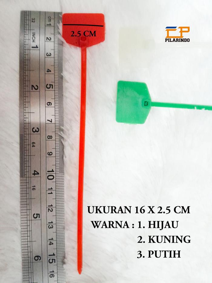 Gambar Segel Locis / Segel Makanan / Security Seal / Segel Apar Plastik POLOS - 16 cm, Putih dari Eka Putra Pilarindo Store undefined Tokopedia