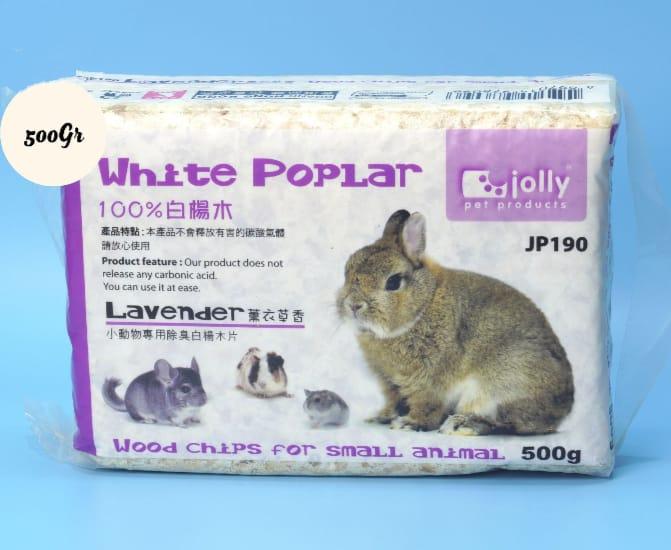 Gambar Serbuk Jolly White Poplar Wood Chips Shaving Bedding 500gr - JP190 Lavender dari JKT Petstore undefined Tokopedia