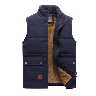 Gambar rompi tebal/ rompi hangat pria - Biru, S dari raysajaket undefined Tokopedia