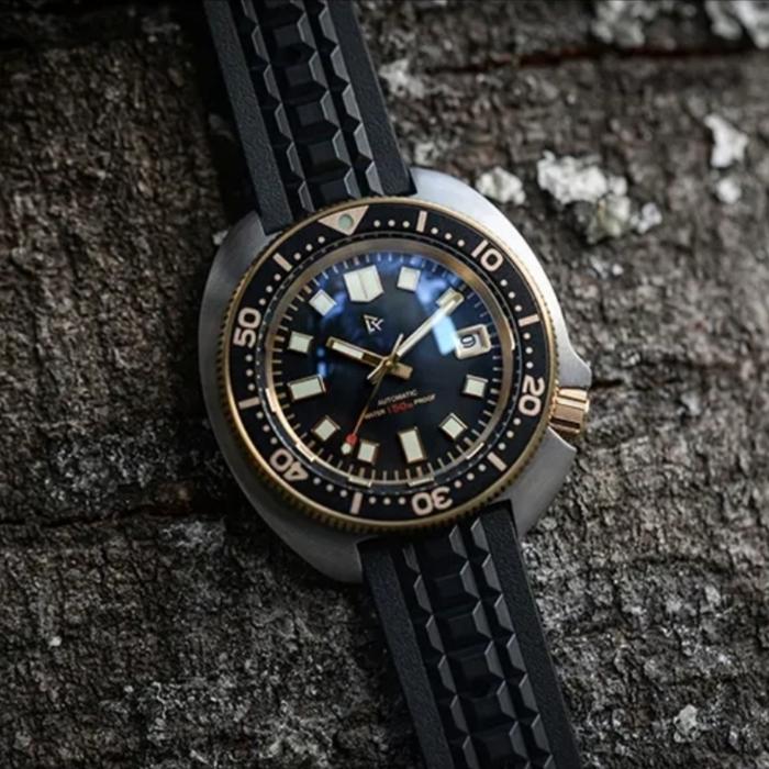 Gambar Rdunae vintage willard, turtle, automatic Seiko nh35a - gold dari Deepmodsindonesia. undefined Tokopedia