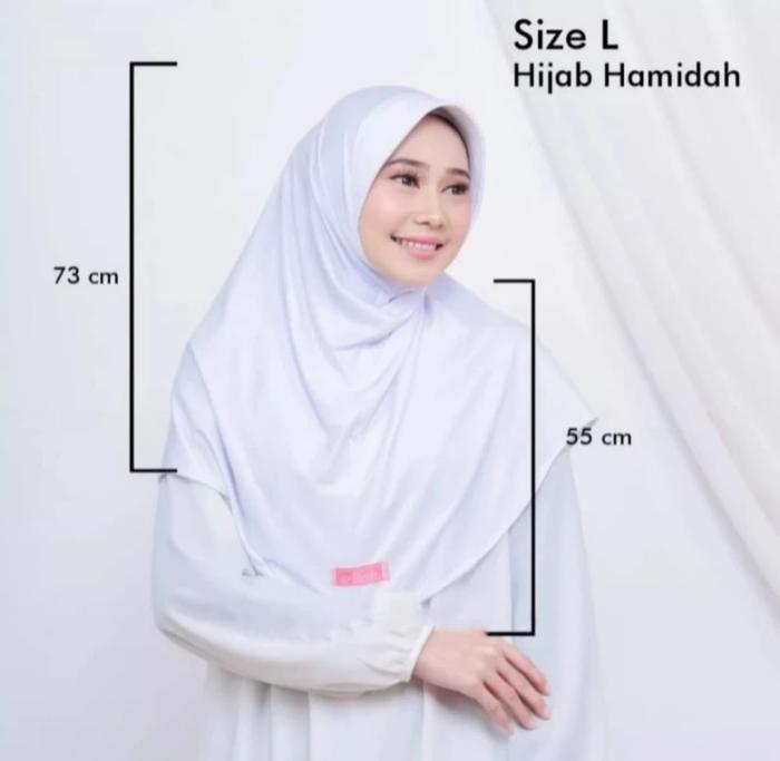 Gambar Jilbab Hijab Kerudung Bergo Hamidah Size M Instan Daily Menutup Dada - L, NAVY dari Alfath Colection undefined Tokopedia