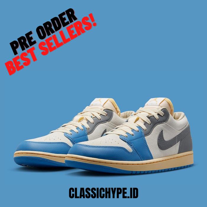 Jual AIR JORDAN LOW UNC GREY 42 Kota Medan Classichype