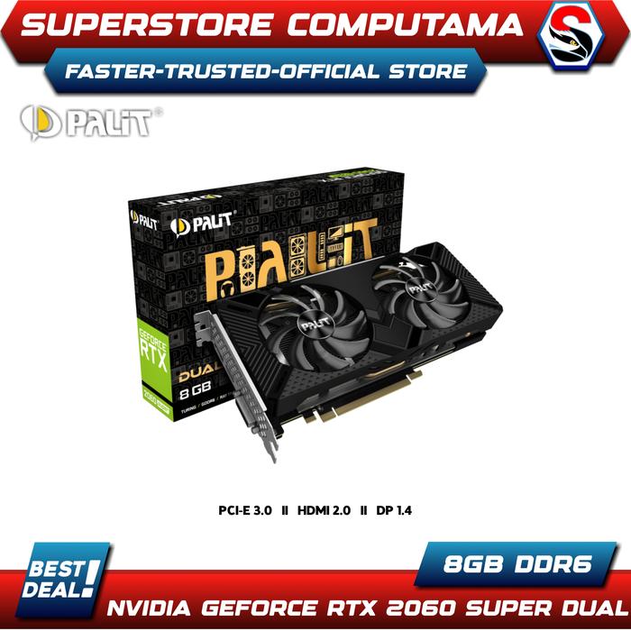 NVIDIA - palit GeForce® RTX 2060 SUPER™ DUAL 中古品 Amazon | Palit GeForce RTX 2060 SUPER Dual 8GB グラフィック