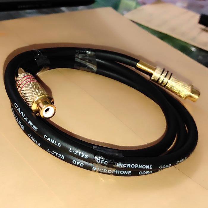 Gambar Kabel RCA Female RCA audio Jack Cable Female Female RCA AUDIO Canare - 20meter dari PCM ELEKTRONIK DEPOK undefined Tokopedia