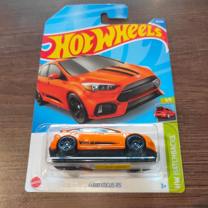 Jual HOTWHEELS FORD FOCUS RS OREANGE /HOT WHEELS YELLOW DIECAST Kota