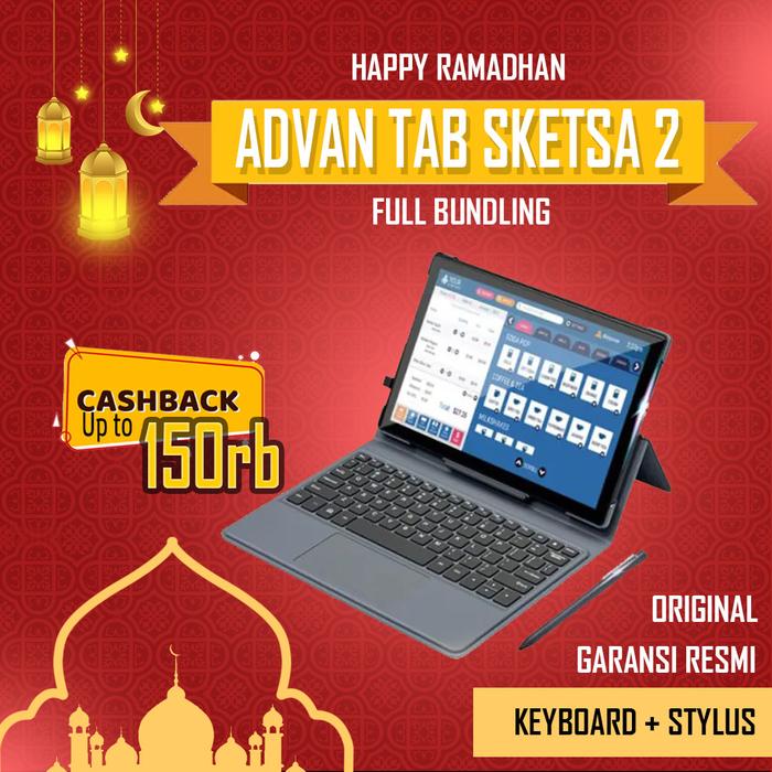 Gambar Advan Tab Sketsa 2 4GB / 64GB 10" Tiger T310 Android 11 Garansi Resmi - Tab Only dari MARKAS APPLE undefined Tokopedia