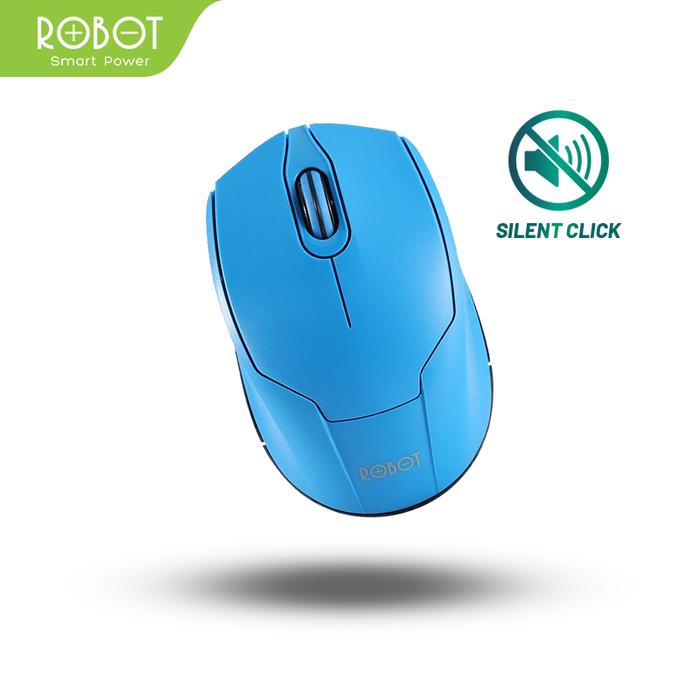 Gambar ROBOT M310 Wireless 2.4 GHz Optical Mouse Garansi Resmi 1 Tahun - Biru dari ROBOT Audio Indonesia undefined Tokopedia
