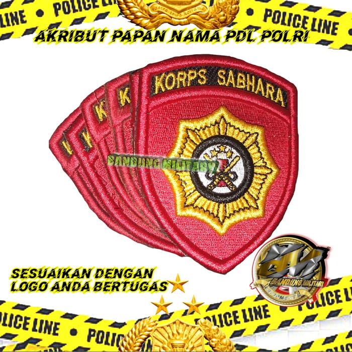 Gambar LOGO BORDIR PDL POL RI BAHAN 3D TIMBUL PREMIUM LAMBANG POLDA PROVINSI - SABHARA, KAIN KERAS dari BANDUNG MILITARY (BM) undefined Tokopedia
