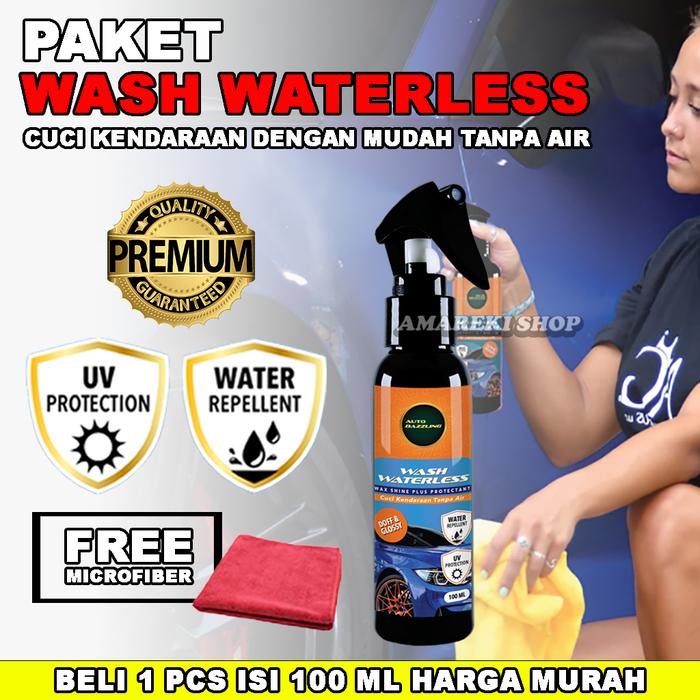 Gambar Pencuci Perawatan Mobil Motor Praktis Tanpa Air Plus Protectant Effect - 1 Pcs Murah dari Amareki Shop undefined Tokopedia