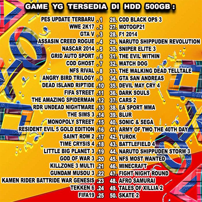 Gambar Sony PS3 Slim 500GB Full Game Playstation 3 Slim Not Fat / Super Slim - 500GB, Tanpa Stik dari JAYARAYA GSHOP undefined Tokopedia