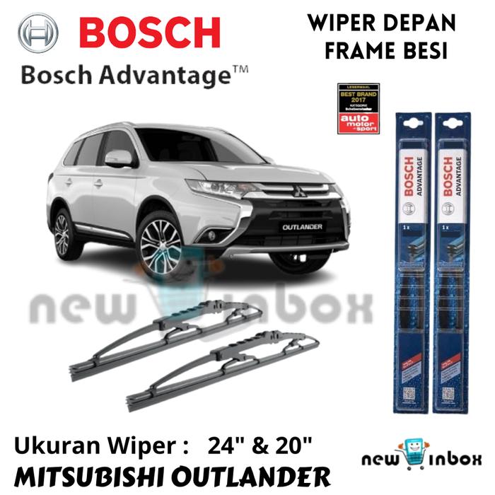 Gambar Wiper Depan MITSUBISHI OUTLANDER SPORT 2012-On BOSCH Advantage 24"&20" - Depan 24" & 20" dari NEW IN BOX undefined Tokopedia