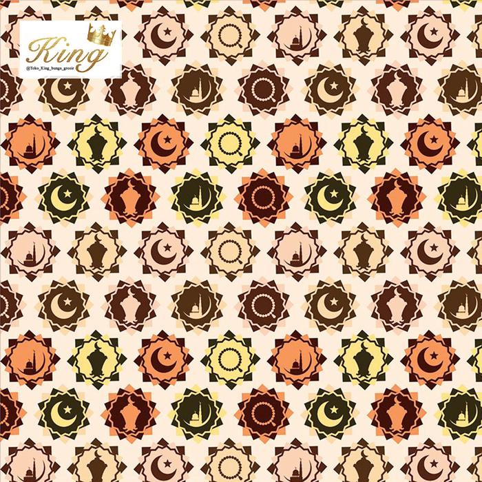 Gambar Eid Mubarak Ramadhan Wrapping Paper Gift Hampers Wrapping Lebaran - MosqueLightPink dari Toko_King_Bunga_Grosir undefined Tokopedia