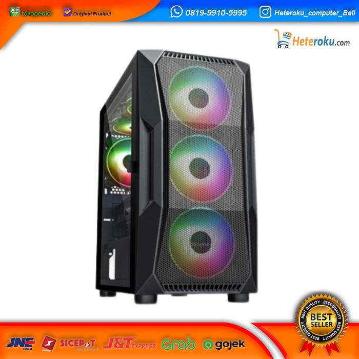 Gambar Casing INFINITY POSEIDON V2 - Black dari Heteroku Computer Bali undefined Tokopedia