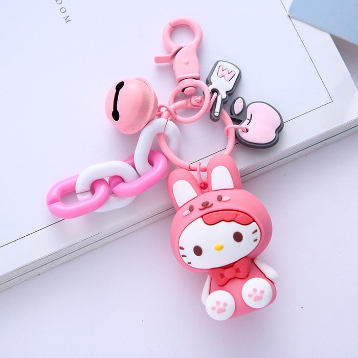 Gambar Gantungan Kunci Sanrio Lonceng Keychain - Hello Kitty dari Kandang Huli undefined Tokopedia