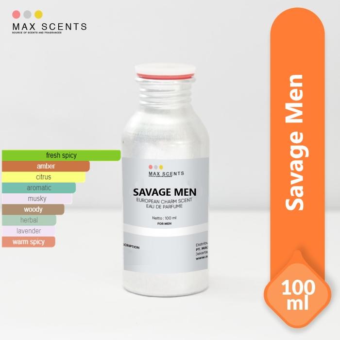 Gambar Bibit Parfum - Minyak Wangi - Eau De Parfume - SAVAGE MEN - 100 ml dari Max.Scents undefined Tokopedia